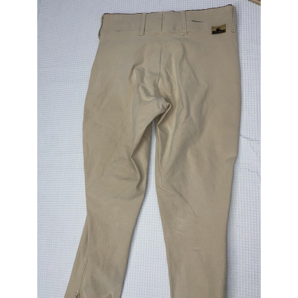 Grand Prix Breeches Beige Equestrian Horse Riding Pants Women's 29 Knee Pads - Picture 12 of 12